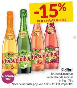 Intermarché Kidibul Bruisend appelsap aanbieding