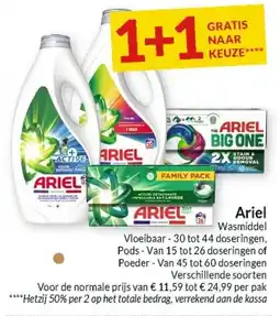 Intermarché Ariel Wasmiddel aanbieding