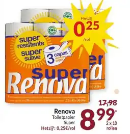 Intermarché Renova Toiletpapier super aanbieding