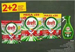 Intermarché Dreft Platinum Plus Vaatwastabletten aanbieding