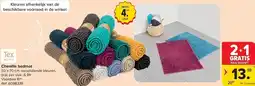 Carrefour Chenille badmat aanbieding