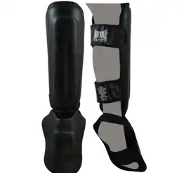 Decathlon Boksscheenbeschermers thaï + voet Metal Boxe aanbieding