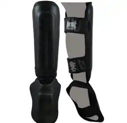 Decathlon Boksscheenbeschermers thaï + voet Metal Boxe aanbieding