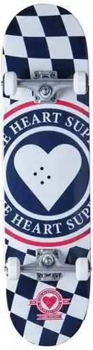 Decathlon Heart Supply Insignia Check Compleet Skateboard - 8 - Blauw aanbieding