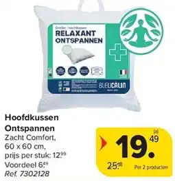 Carrefour Hoofdkussen Ontspannen aanbieding