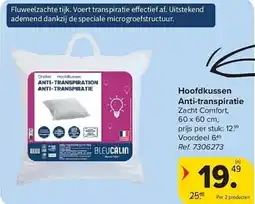 Carrefour Hoofdkussen Anti-transpiratie aanbieding
