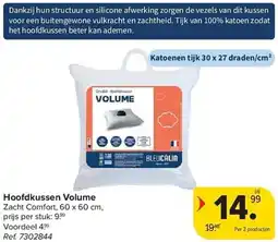 Carrefour Hoofdkussen Volume aanbieding
