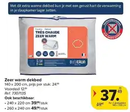 Carrefour Zeer warm dekbed aanbieding