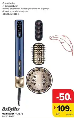 Carrefour BaByliss Multistyler P1337E aanbieding