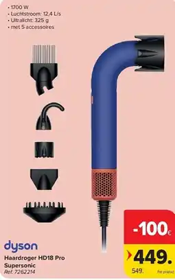 Carrefour dyson Haardroger HD18 Pro Supersonic aanbieding