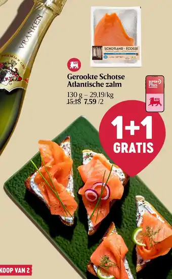 Gerookte Schotse Atlantische zalm