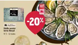 Delhaize Holle oester Ierse Royal aanbieding