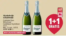 Delhaize Alcoholvrije schuimwijn aanbieding