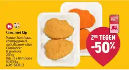 Delhaize Croc met kip aanbieding