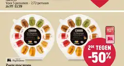Delhaize Zoete macarons aanbieding