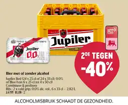 Delhaize Bier met of zonder alcohol aanbieding