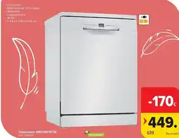Carrefour Bosch Vaatwasser SMS2HVW72E aanbieding
