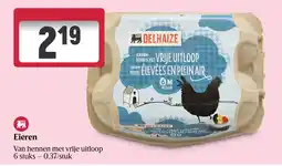 Delhaize Eieren aanbieding