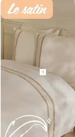 Carrefour Housse de couette + 2 taies Hotel aanbieding