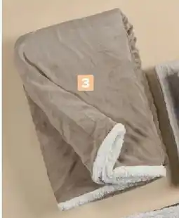 Carrefour Gevoerd sherpa Deken Câlin aanbieding