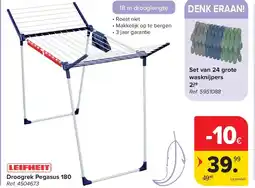Carrefour Droogrek Pegasus 180 aanbieding