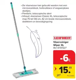 Carrefour Vloerreiniger Wiper XL aanbieding