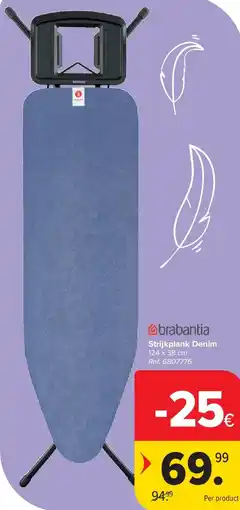 Carrefour Strijkplank Denim aanbieding