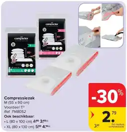 Carrefour Compressiezak aanbieding