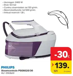 Carrefour Stoomcentrale PSG6020/30 aanbieding