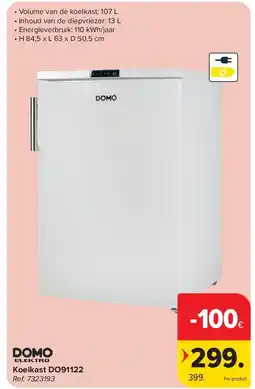 Carrefour Koelkast DO91122 aanbieding