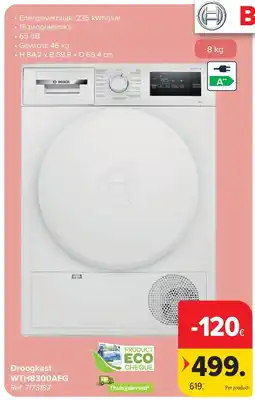 Carrefour Droogkast WTH8300AFG aanbieding