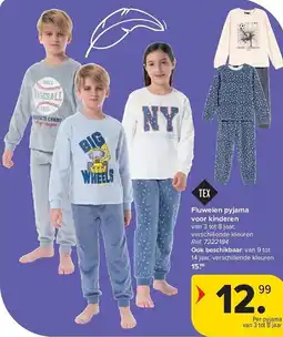 Carrefour Fluwelen pyjama voor kinderen aanbieding