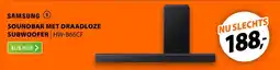 Expert Samsung Soundbar met Draadloze Subwoofer HW-B66CF aanbieding