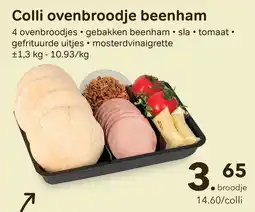 Bon Ap Colli ovenbroodje beenham aanbieding