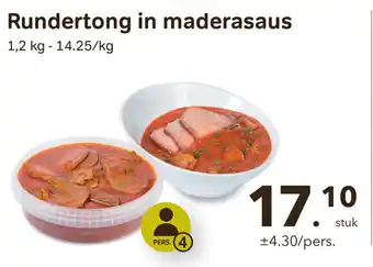 Rundertong in maderasaus