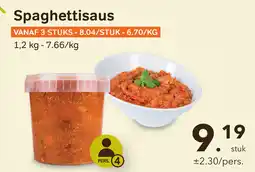 Bon Ap Spaghettisaus aanbieding