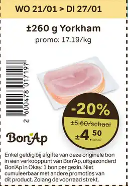 Bon Ap Yorkham aanbieding