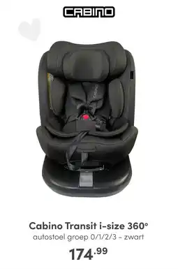 Baby & Tiener Cabino Transit i-size 360° aanbieding