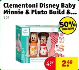 Kruidvat Clementoni Disney Baby Minnie & Pluto Build & aanbieding