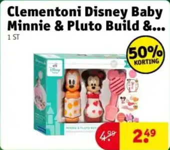 Clementoni Disney Baby Minnie & Pluto Build &