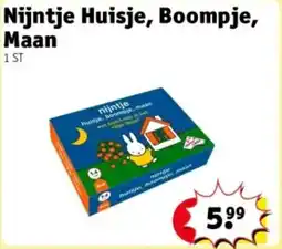 Kruidvat Nijntje Huisje, Boompje, Maan aanbieding