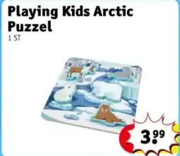 Kruidvat Playing Kids Arctic Puzzel aanbieding