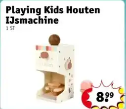 Kruidvat Playing Kids Houten IJsmachine aanbieding