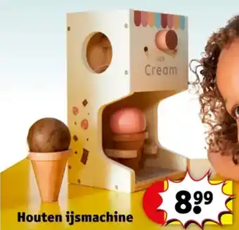 Kruidvat Houten ijsmachine aanbieding