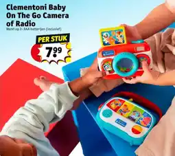 Kruidvat Clementoni Baby On The Go Camera of Radio aanbieding
