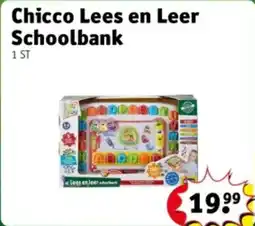 Kruidvat Chicco Lees en Leer Schoolbank aanbieding