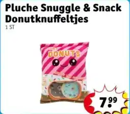 Kruidvat Pluche Snuggle & Snack Donutknuffeltjes aanbieding