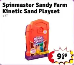Kruidvat Spinmaster Sandy Farm Kinetic Sand Playset aanbieding