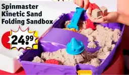 Kruidvat Spinmaster Kinetic Sand Folding Sandbox aanbieding