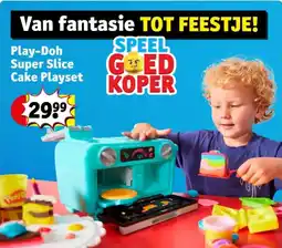 Kruidvat Play Doh Super Slice Cake Playset aanbieding